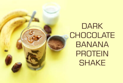 Dark Chocolate Banana Protein Shake